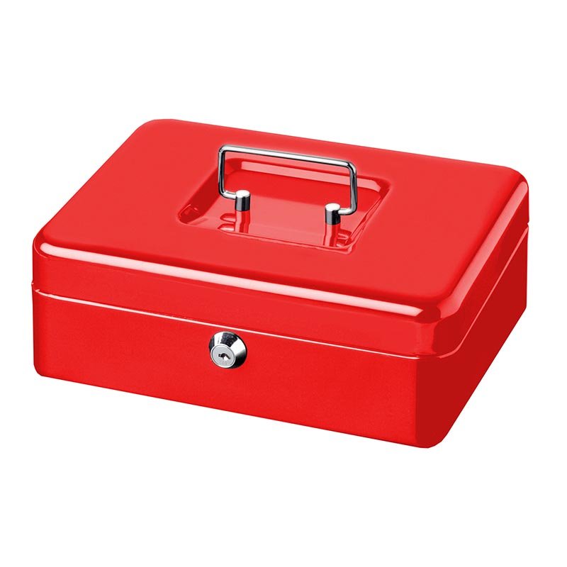 Locking Mini Cash Box With Tray