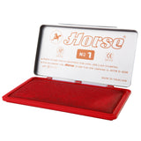 Horse Stamp Pad Blue , Red & Green Ink