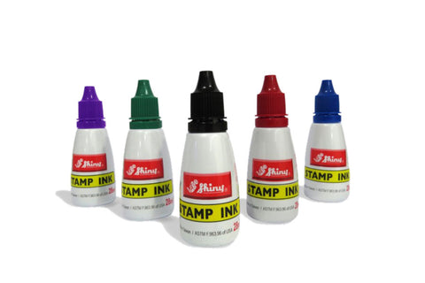 Stamp ink for shiny pads