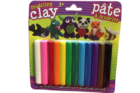 12 COLORS MODELING CLAY / PLASTICINE